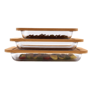 Plato de cristal para hornear